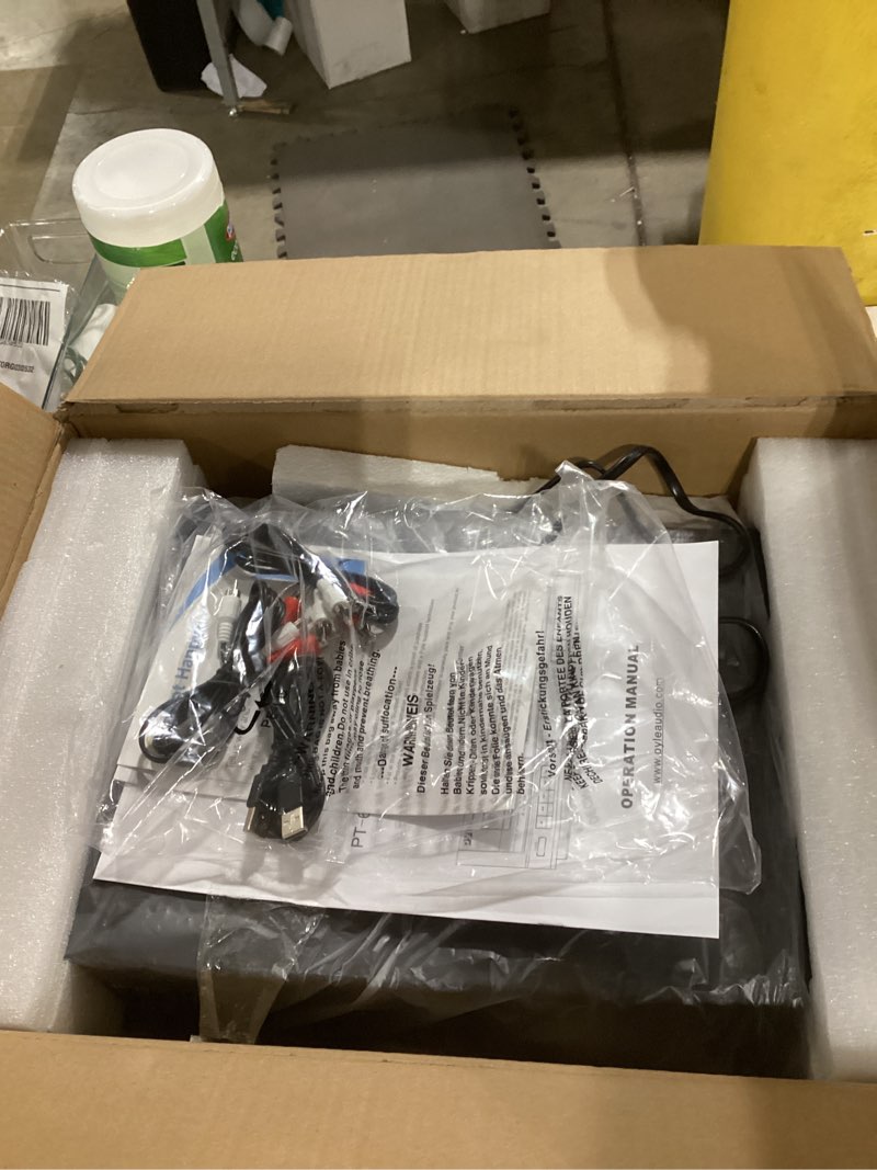 Condition photo showing Good Condition for Pyle Dual Stereo Cassette Tape Deck - Clear Audio Double Player Recorder System w/ MP3 Music Converter, RCA for Recording, Dubbing, USB, Retro Design - For Standard / CrO2 Tapes, Home Use - PT659DU