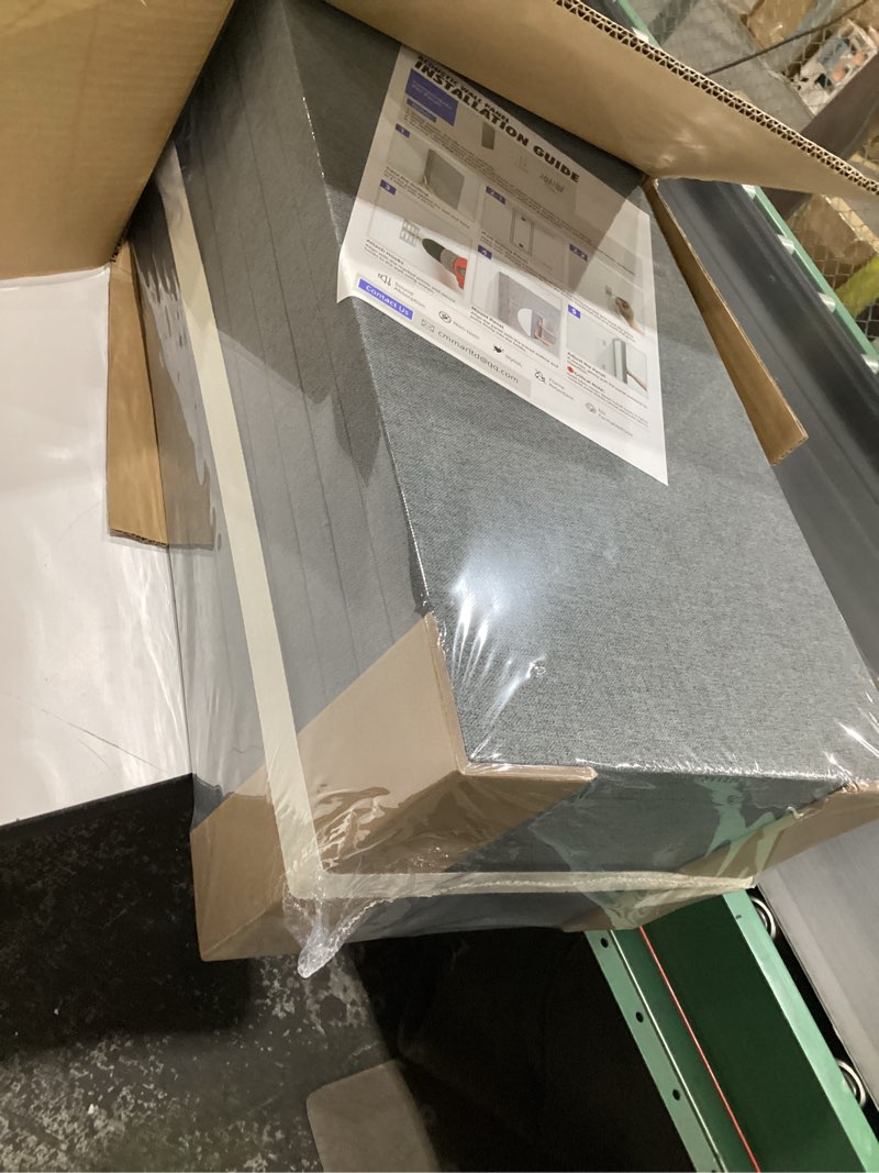 Condition photo showing Good Condition for Art3dwallpanels 8 PCS Acoustic Panels, 24''x12'' Fabric Soundproof Wall Panels, Easy-Hook Mounting Sound Absorbing Panels for Studios, Office, Home Theater,Dark Grey 8 Pack Dark Grey