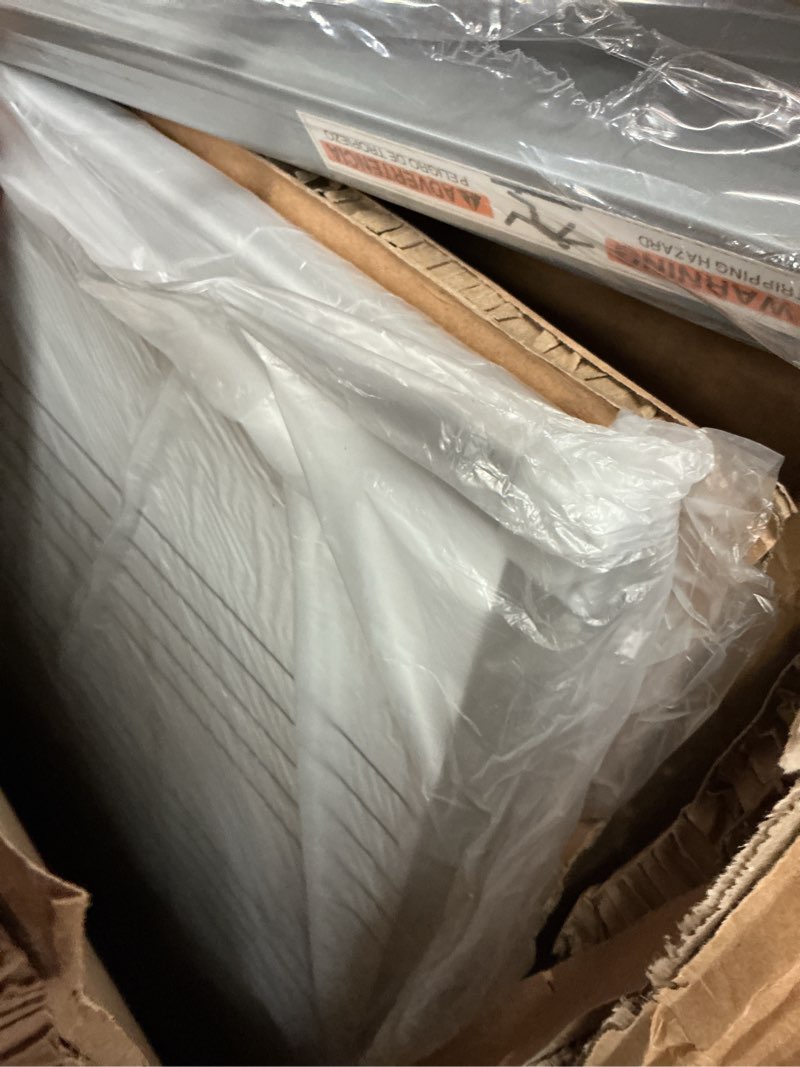 Condition photo showing Good Condition for MB7248MM Mobile Double Sided Magnetic Dry Erase Whiteboard with Music Notes, 74.5''W x 23''D x 72''H, Aluminum Frame and Stand, Rolling Casters