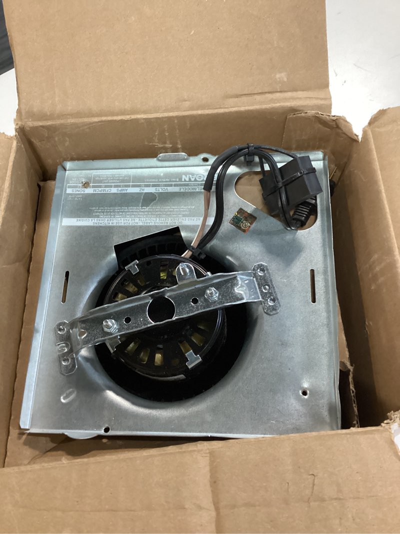 Condition photo showing As Is for broan-nutone 80 cfm, 2.5 sones assembly kit replacement bath fan motor