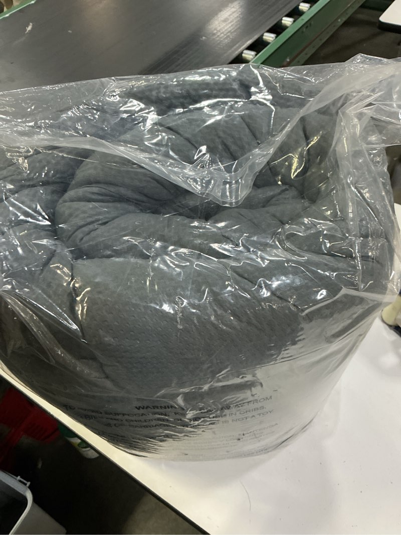 Condition photo showing Good Condition for SLEEP ZONE Dual Layer 4 Inch Memory Foam Mattress Topper, 2 inch Cooling Gel Memory Foam Plus 2 inch Waterproof Pillowtop Mattress Pad Cover, Comfort Support (King) Grey King