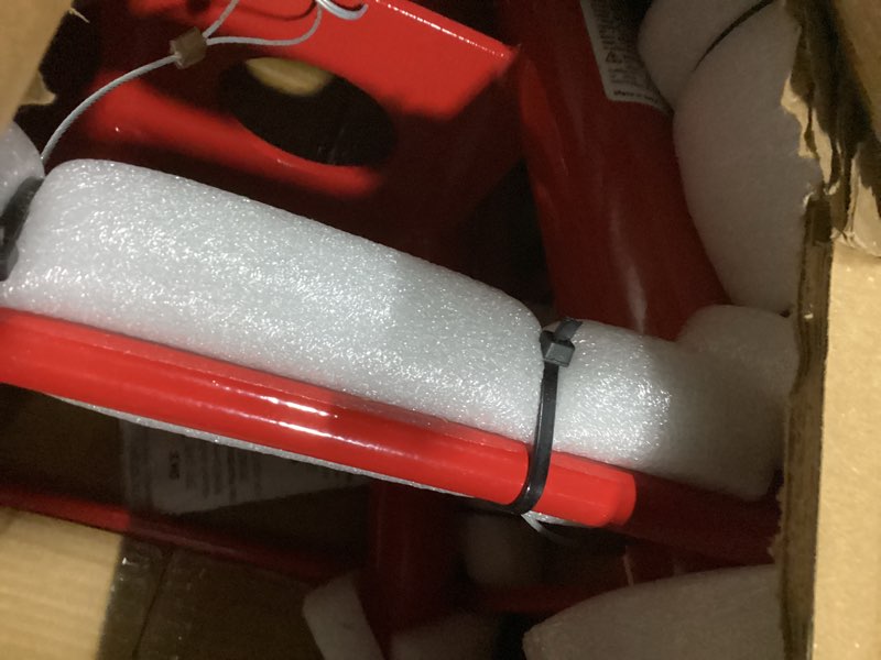 Condition photo showing New/Like New for Sunex 1310 10-Ton Medium Height Pin Type Jack Stands, Pair, Red 10 Ton Medium