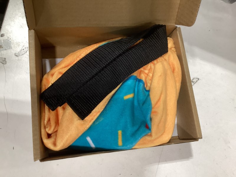 Condition photo showing Good Condition for Grand Line Donut Inflatable Collar for Dogs and Cats, Soft Recovery Dog Cone After Surgery, Protective Pet Neck Cone for Small, Medium, Large Dogs, Not Block Vision (Blue, M) Blue Donut Medium (Neck:7"-10")