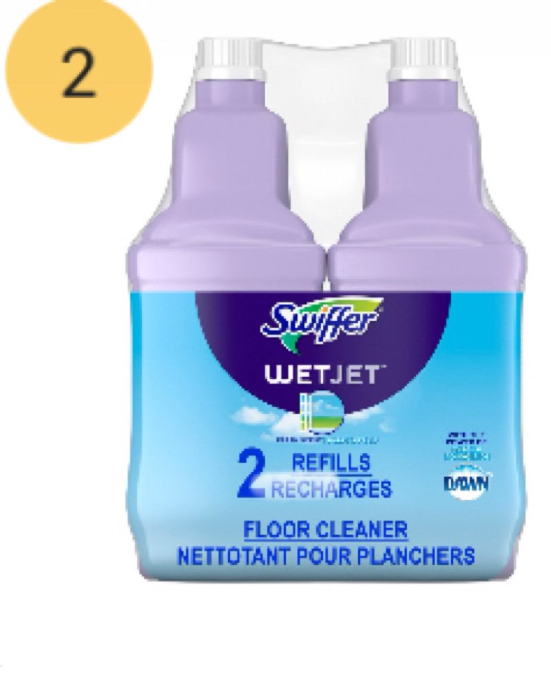 swiffer wet jet multi-purpose cleaner - fresh - 84.4 fl oz/2ct (total pack of 6)