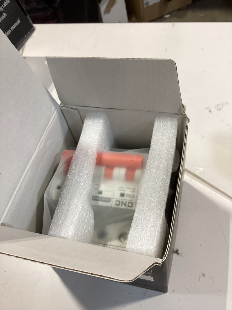 Condition photo showing Good Condition for eujgoov smart circuit breaker, 2p 100a, ac220v, flame retardant shell, phone app remote switch, miniature-circuit-breakers