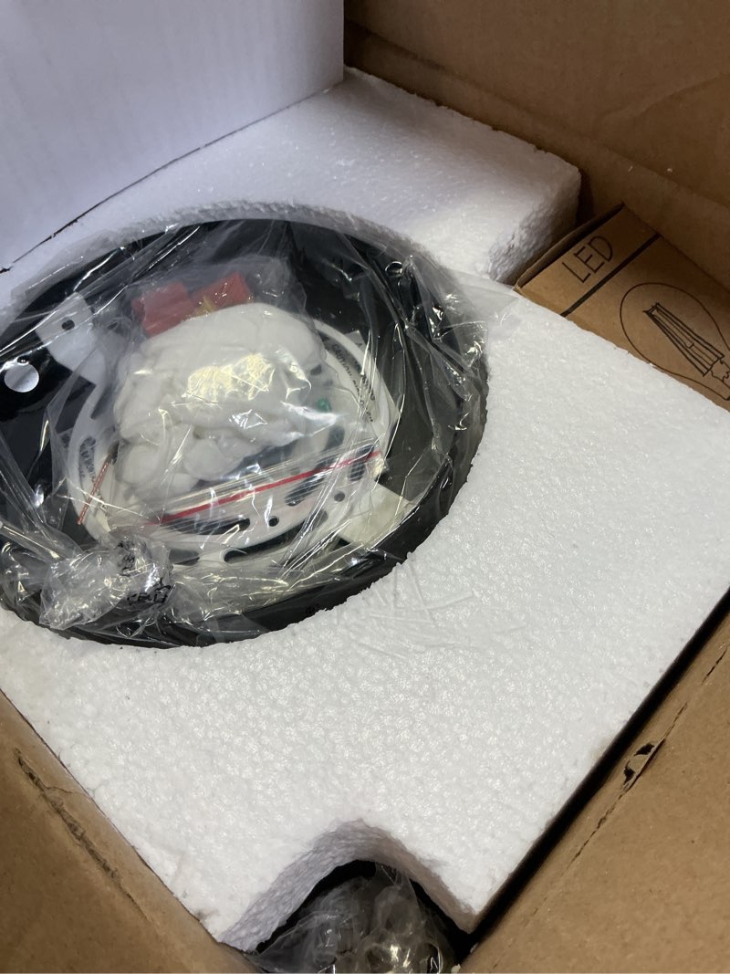 Condition photo showing Good Condition for 8" Globe Pendant Light Black Mid Century Modern Light Fixture Milk Glass Pendant Light Globe Pendant Lights Kitchen Island Matte Black Finished with Milk Glass Lampshade for Dining Room Opal & Black 8 Inch