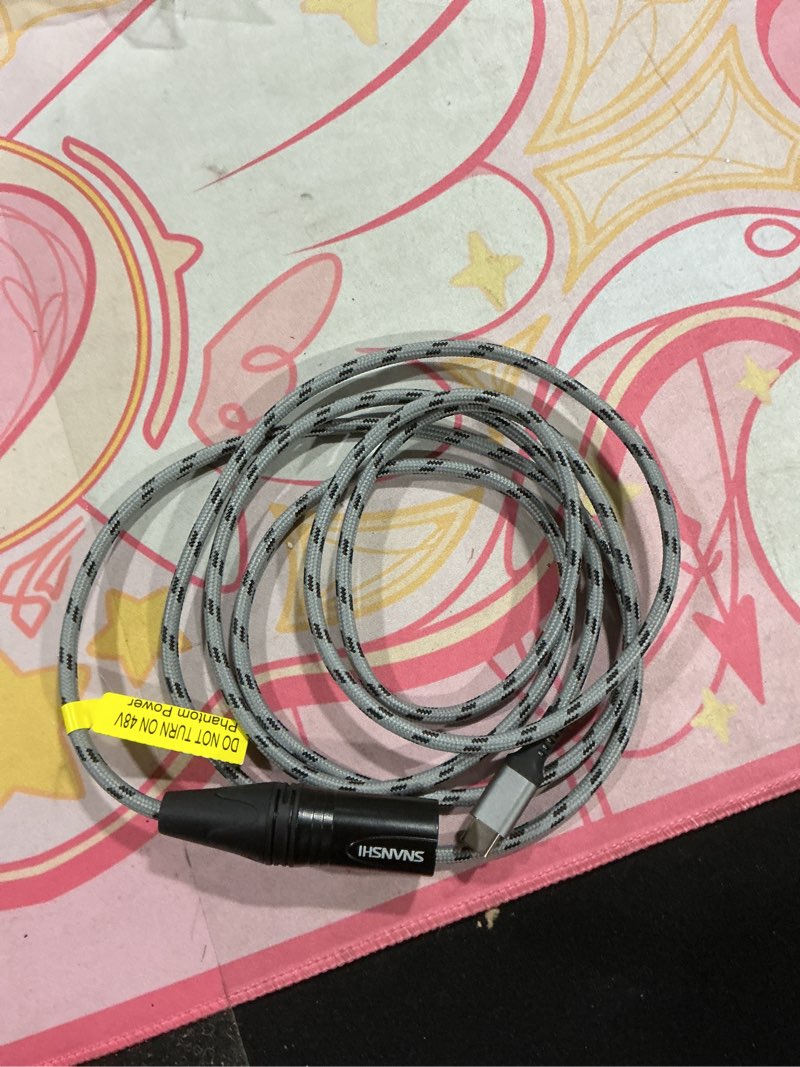 Condition photo showing As Is for SiYear USB C to XLR Male Audio Cable, XLR 3Pin to Type C Adapter StereoPower Amplifier Cable for Connecting Smartphones USB C to Active Speaker, Laptops,Mixer Console?3.3FT/1M ? USB C-XLRM-1M