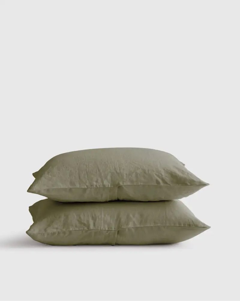 european linen duvet cover set, twin, willowleaf