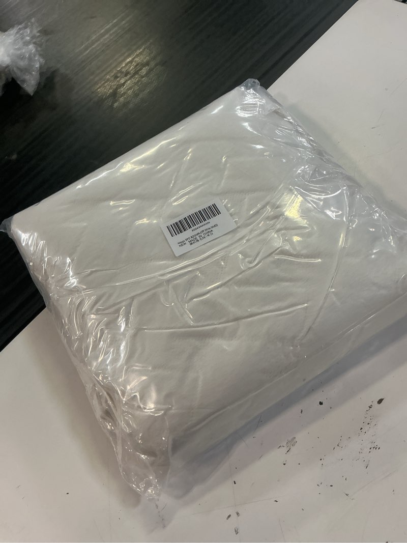 Condition photo showing New/Like New for waterproof dog bed cover non slip couch cover for dogs washable soft faux fur sofa cover couch covers for 3 cushion couch sofa pet friendly (off white, 34x82?1pc?) off white 34x82?1pc?