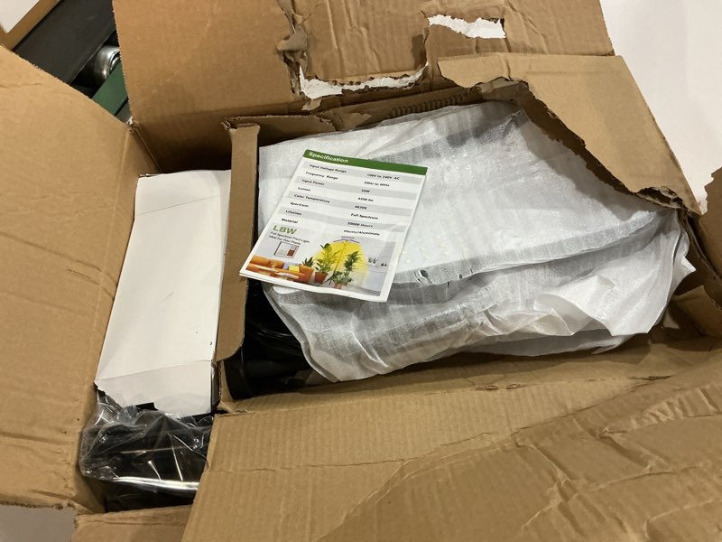 Condition photo showing Good Condition for LBW Grow Lights for Indoor Plants with Stand, 642 LEDs Full Spectrum Standing Grow Light, Tall Floor Lamp with 3/6/12H Timer, 6 Brightness, 3 Modes, 63" Adjustable Tripod Tri-Head