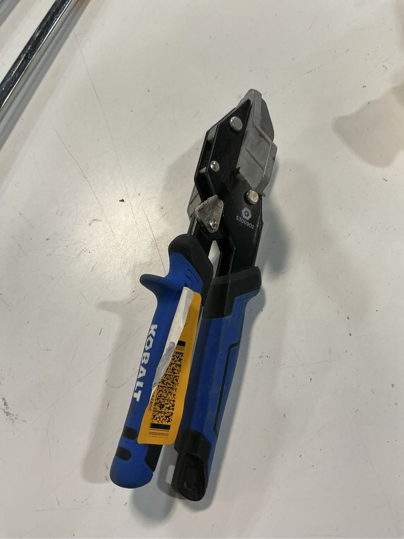 Condition photo showing As Is for kobalt miter stainless steel snips