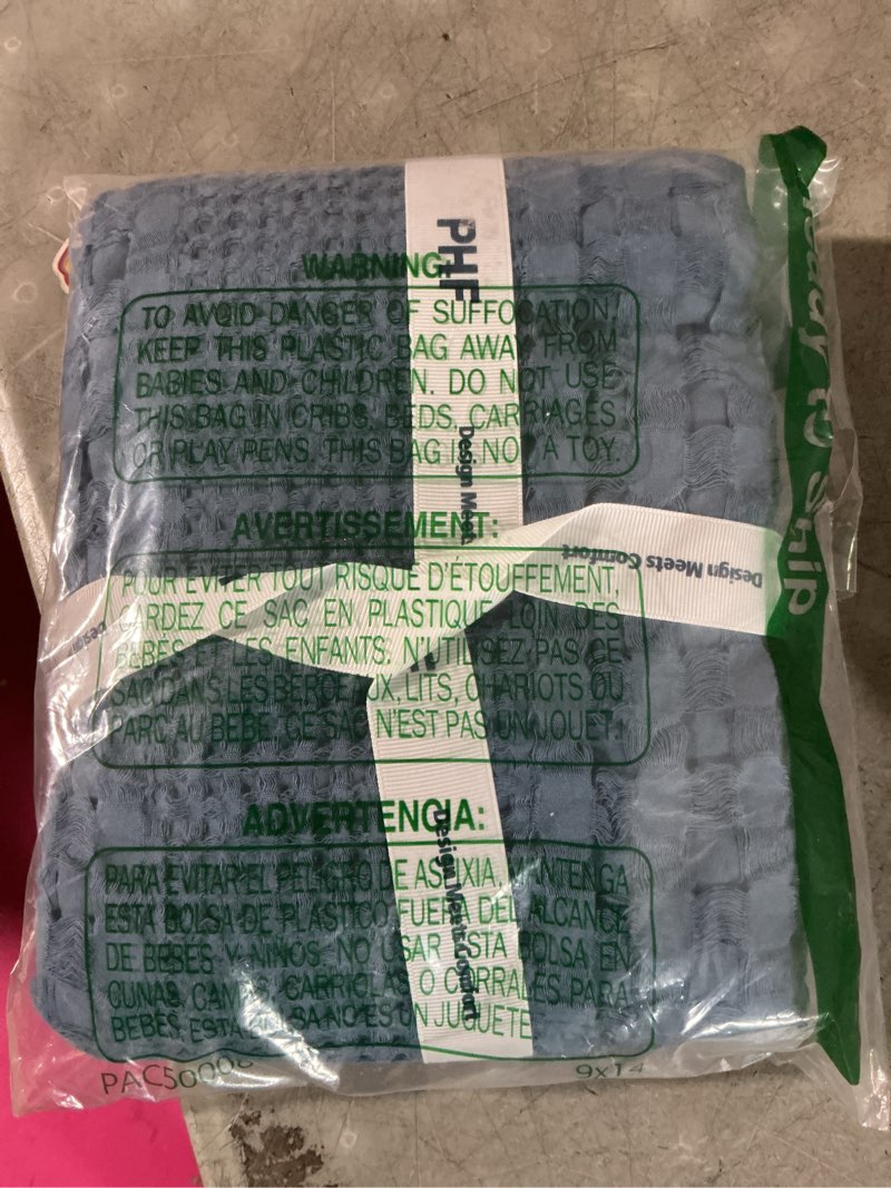Condition photo showing New/Like New for phf 100% cotton waffle weave euro sham covers, 2 pack 26" x 26" bed pillow covers for elegant home d