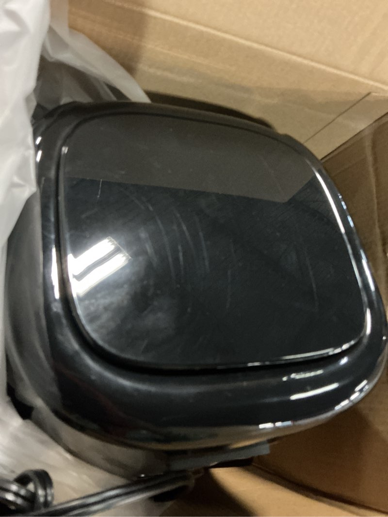 Condition photo showing Good Condition for chefman 2 qt mini air fryer – digital space-saving compact air fryer with nonstick and dishwasher safe basket, quick & easy meals in minutes, features digital timer and shake reminder – black 2 quart black