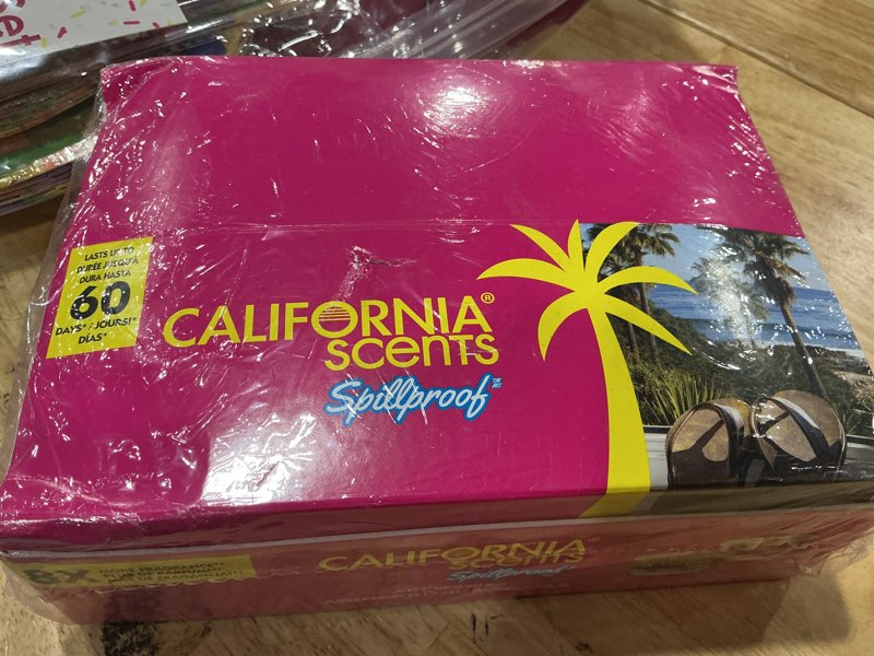 Condition photo showing New/Like New for can air freshener and odor neutralizer by california scents, set of 12 spillproof cans for home and car, coronado cherry, 1.5 oz each