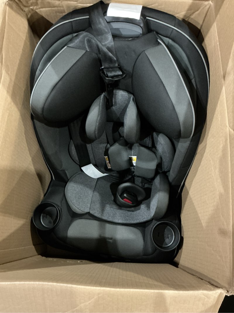 Condition photo showing Good Condition for safety 1st grow and go all-in-one slim convertible car seat, rear facing, 5-40 lbs, forward facing (30–65 lbs), high back booster seat 40-100 pounds, black phantom black phantom original