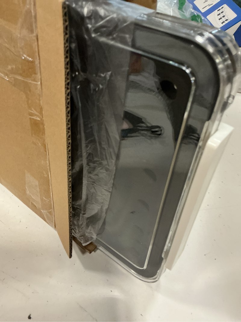 Condition photo showing New/Like New for nuvretk 54 slot wax seal stamp head storage box - clear organizer with double-latch lid, stackable design, eva foam pad for various stamp sizes
