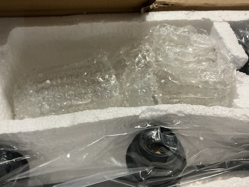 Condition photo showing Good Condition for vintage bathroom vanity light fixtures 3-light, farmhouse vanity lighting over mirror with tulip flower glass shade no glare for master bathroom, half bath, 19 inches, matte black, moisture resistant 3-light matte black