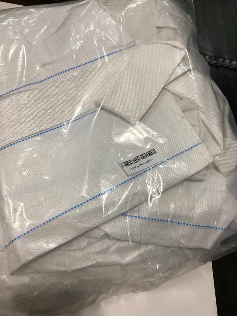 Condition photo showing New/Like New for fibc bulk bag - 2650 lbs capacity, 39x39x39 inches, polypropylene (pp), open top, white, rectangular, reusable, 1-pack 1-bag pack / max load: 2650 lbs