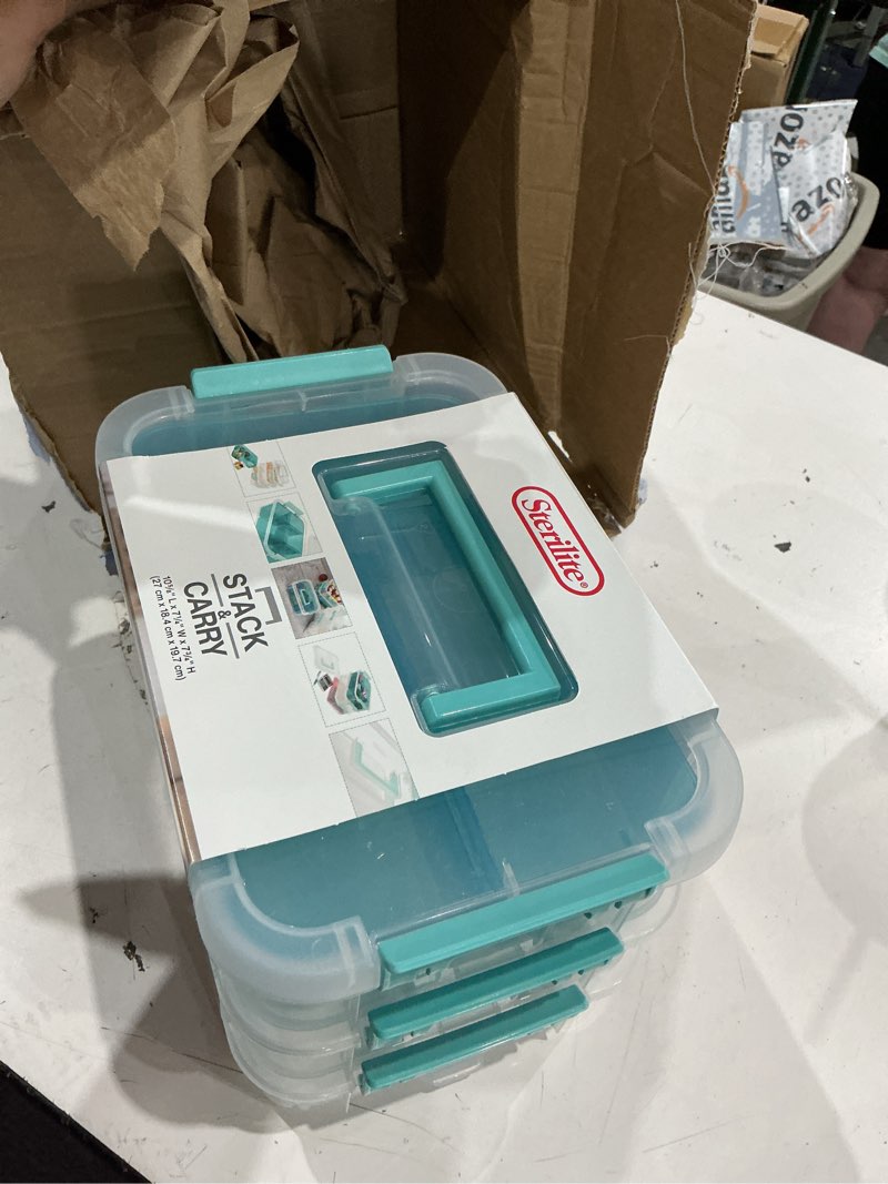 Condition photo showing Good Condition for sterilite 14138606 layer stack & carry box, 10-5/8-inch 1 - pack 6