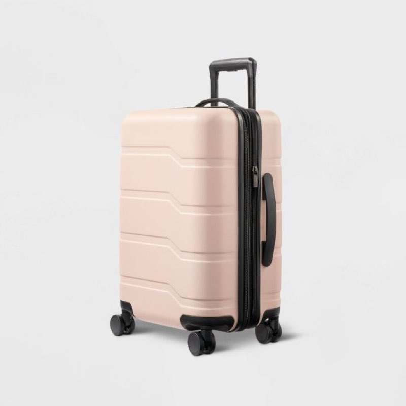 Hardside Carry On Suitcase Gray - Open Story™