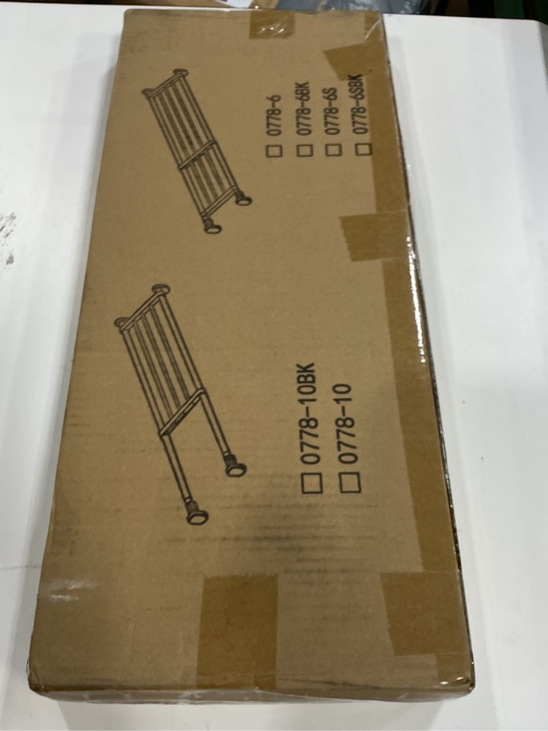 Condition photo showing New/Like New for hershii tension shelf expandable rod closet system heavy duty clothes hanger adjustable diy storage organizer shoe rack 23.62 - 39.37 inches ivory
