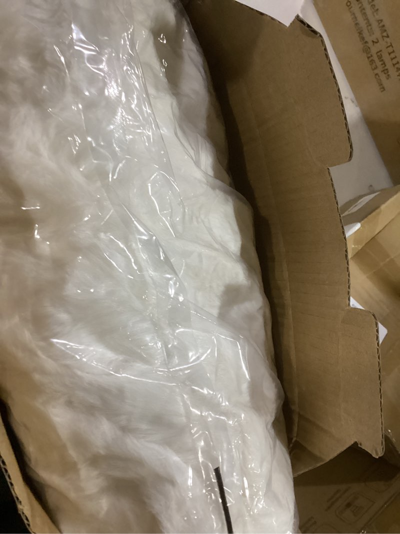 Condition photo showing New/Like New for Heated Blanket Throw with 6 Fast Heating Levels,4 Hours Auto-Off,50x60 Cozy Faux Rabbit Fur Bubble Washable Electric Blanket with Overheating Protection,ETL Certification?Cream? Cream 50"X60"