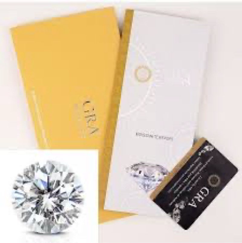 Moissanite Gem Stone W. GRA Certificate