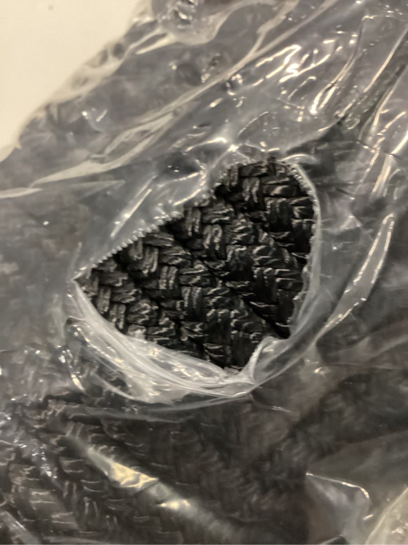 Condition photo showing Good Condition for 4 pack 1/2" x 25' dock lines - marine grade nylon boat rope with 12" loop for docking and mooring - double braided boat lines, high strength, easy handling, fray resistant - black 1/2" x 25' (pack of 4)