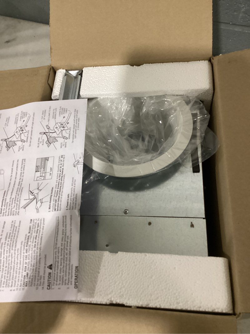 Condition photo showing Good Condition for broan-nutone 70 cfm 1.5 sones bathroom ventilation fan and light combination