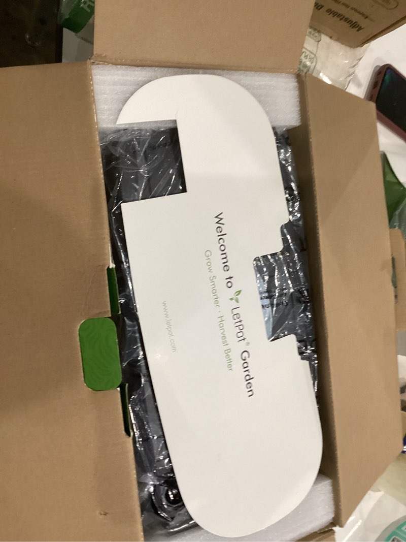 Condition photo showing New/Like New for LetPot LPH-SE Hydroponics Growing System, 12 Pods Smart Herb Garden Kit Indoor, Indoor Garden, APP & WiFi Controlled, with 24W Growing LED, 5.5L Water Tank, Pump System, Automatic Timer