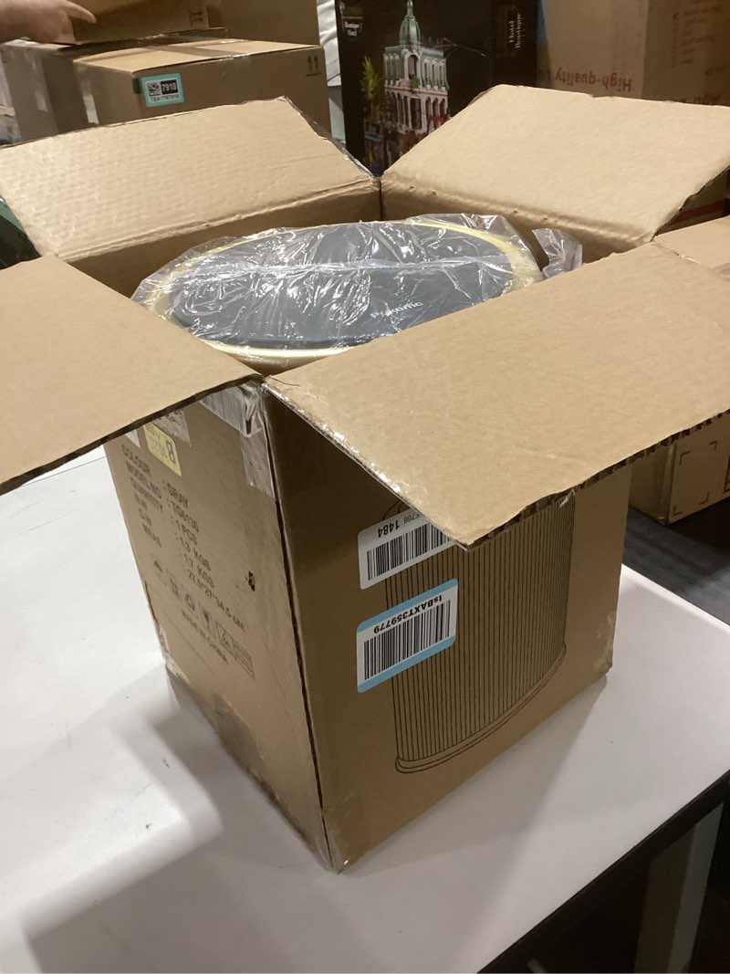 Condition photo showing New/Like New for Pukomc Bathroom Trash Can with Lid?3.5 Gallon Motion Sensor Waterproof Touchless Garbage Can, Smart Plastic Trash Bins Suitable for Kitchen, Bathroom, Bedroom, Living Room, Office Grey