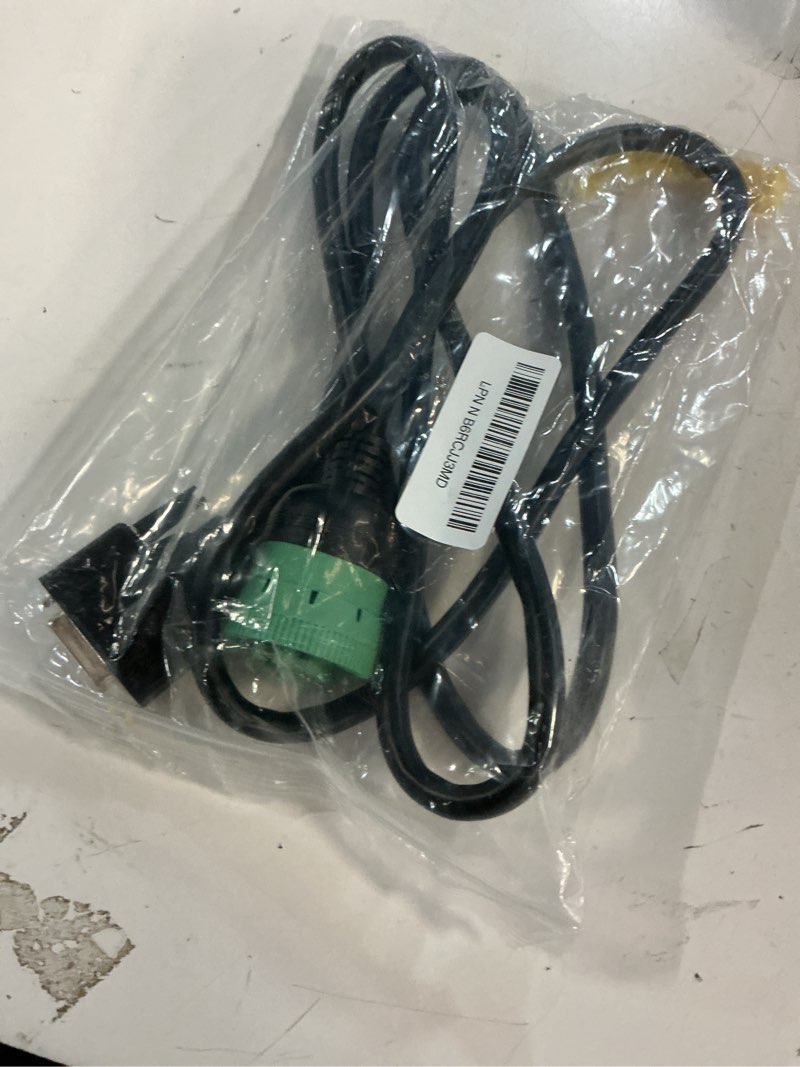 Condition photo showing Good Condition for type2 green 9pin j1939 to db15 eld cable for fleet management eld device for truck 6.6ft/2m