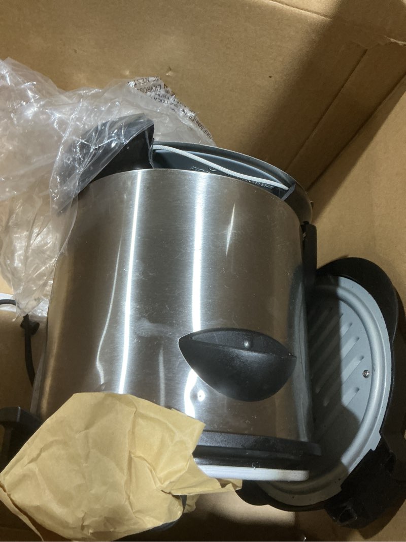 Condition photo showing Good Condition for (Similar to) SYBO Commercial Grade Stainless Steel Percolate Coffee Maker, Hot Water Urn for Catering, Hot Beverage Dispenser, 40-Cup, 6L, Metallic 6L Metallic