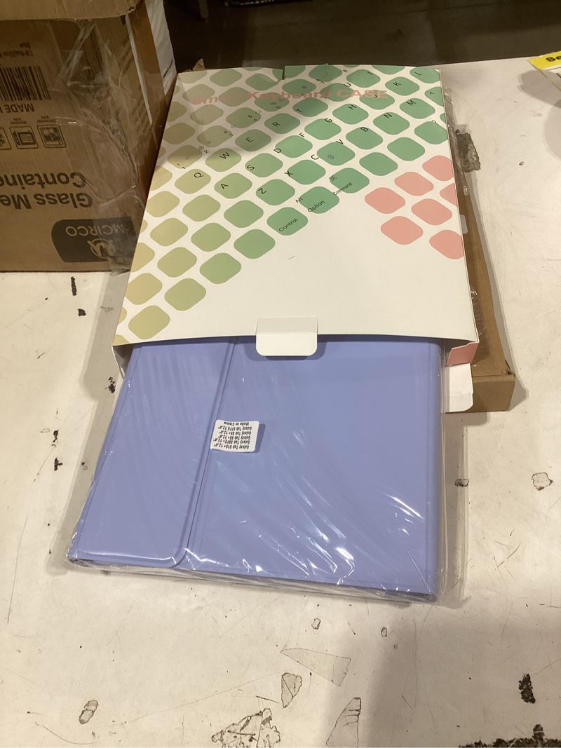 Condition photo showing New/Like New for galaxy tab s10+ plus/s9 fe+ plus/galaxy tab s9+ plus 12.4 inch case with keyboard and mouse, detachable magnetic keyboard case with s pen holder for galaxy tab s10 plus/s9plus/s9fe plus (purple) galaxy tab s10 plus/s9fe plus/s9 plus 12.4inch purple