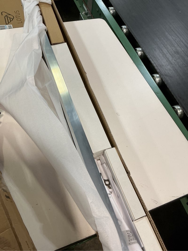 Condition photo showing New/Like New for vevor sliding pocket door hardware track kit, 44.69" pocket door track kit with soft close mechanism for smooth and quiet sliding, easy to install, for 1" to 1 3/4" thickness 24" width single door silver-4ft-single door-soft close
