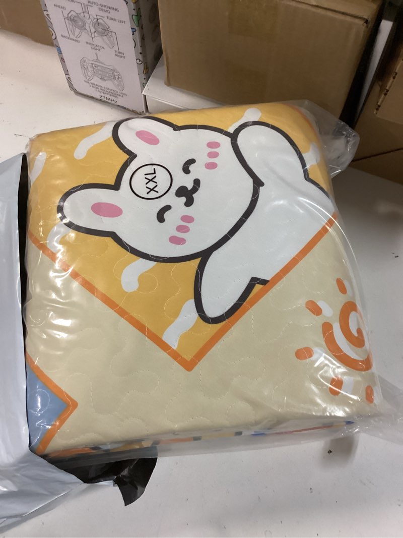 Condition photo showing New/Like New for PJYuCien Washable Pee Pads for Dogs 2 Pack, 67" x 26" Octagonal Non-Slip and Leak-Proof Pee Mat, Puppy Training Pads for Whelping, Playpen, Crate, Bed ?24/30/36/42'' 8 Panels Pen? Yellow Animal 67"x26" (Yellow 2 Packs Octagonal)