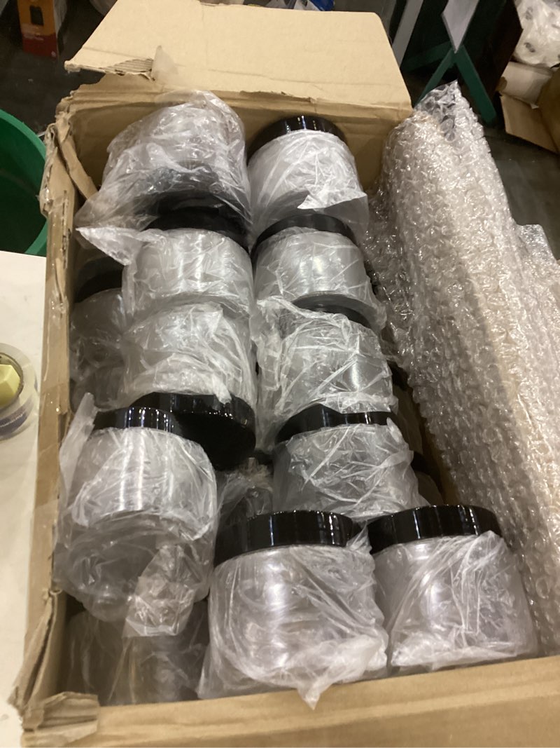 100 pcs plastic jars