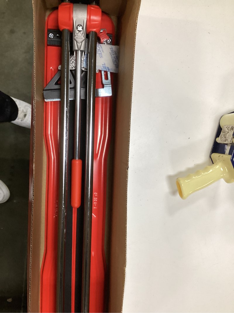 Condition photo showing New/Like New for rubi practic 61 plus-24 in. tile cutter with tungsten carbide blade and roller guide