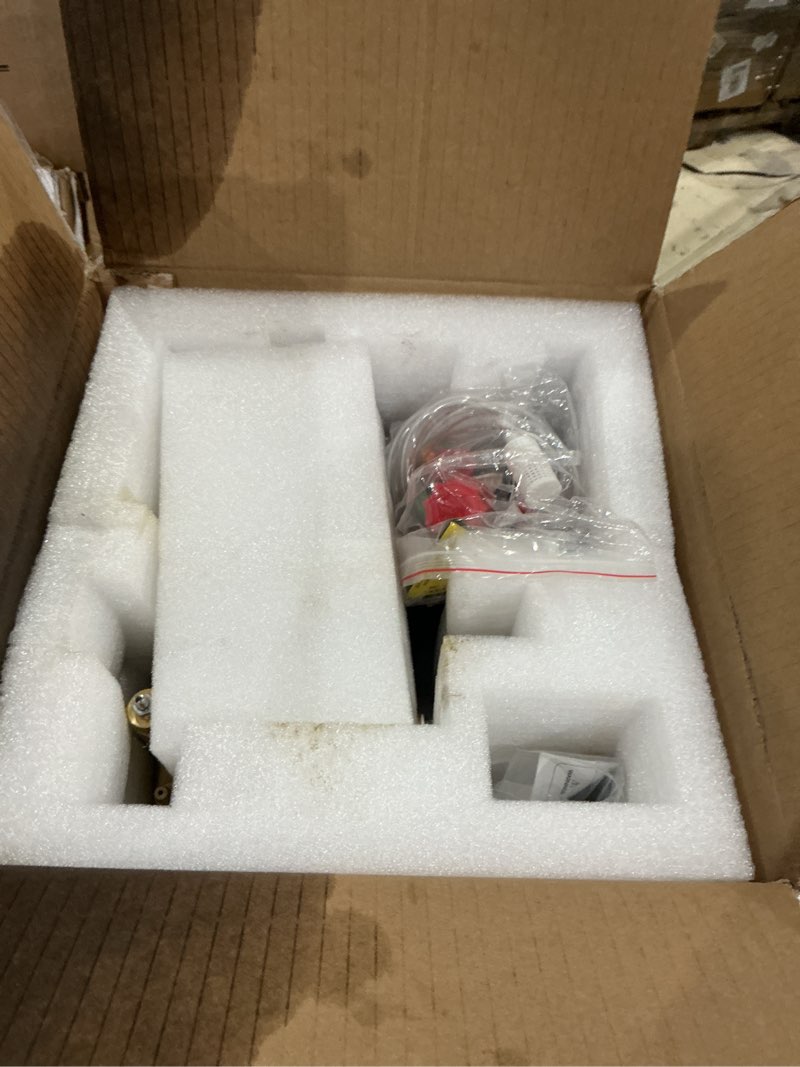 Condition photo showing As Is for toolcy pressure washer pump max 4400 psi 4.2 gpm, 1" shaft horizontal gas power washer replacement, direct drive triplex plunger pump with pressure adjustment unloader, 5 nozzle tips