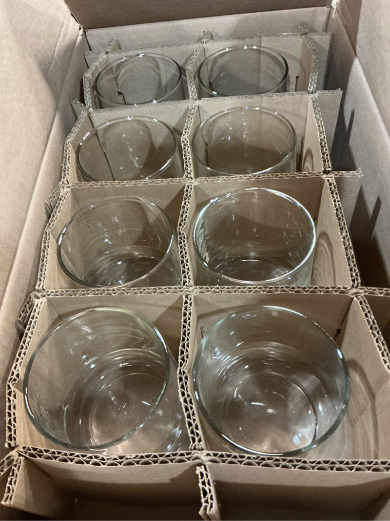 Condition photo showing Good Condition for Libbey Ascent Tumbler and Rocks Drinking Glasses Set of 16, Glass Drinking Glasses with Curvature, Versatile Glassware Set for Parties and More 01 - Ascent