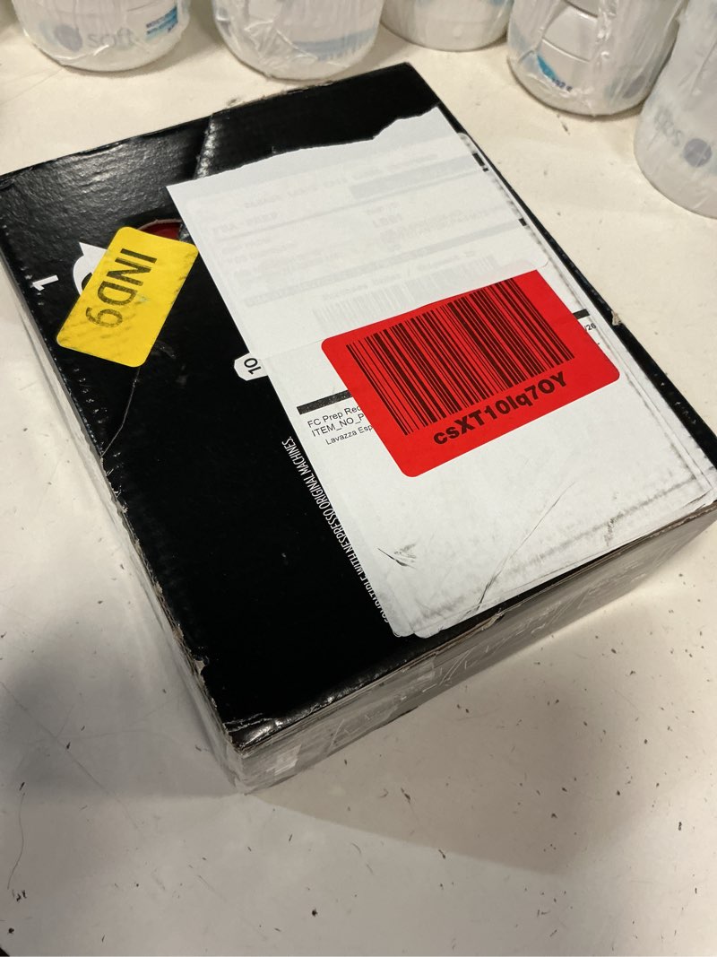 Condition photo showing New/Like New for bbd: 03/30/27 lavazza espresso variety pack of aluminum capsules compatible with nespresso* original machines, contains light, medium, and dark espresso roast (60 capsules) espresso variety pack 10 count (pack of 6)