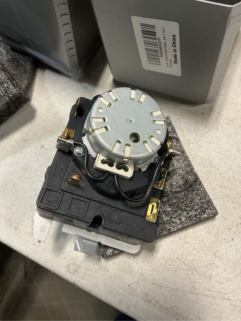 Condition photo showing Good Condition for tmd1em35 we04x25280 234d2377p005 dryer timer, compatible with ge gtd33eask0ww gtx22eask0ww gtx33eask0ww htx21eask0ww dryer timer etc. upgraded product for improved performance - oem 1 year warranty