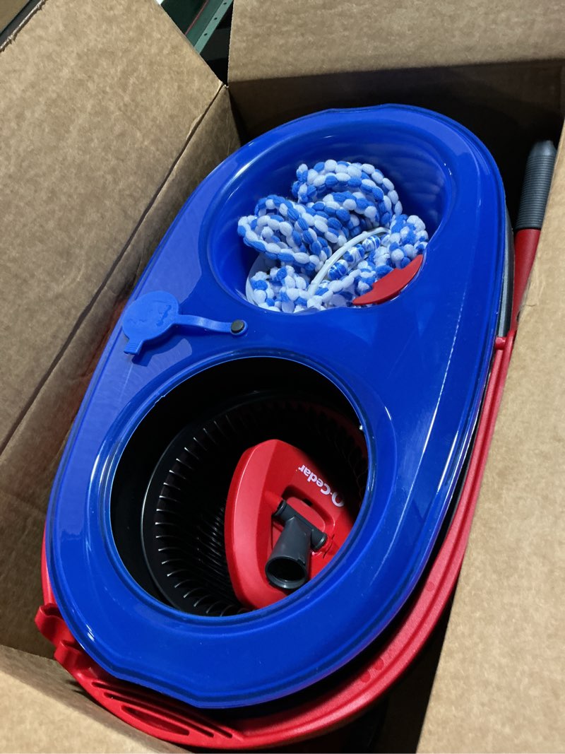 Condition photo showing Good Condition for O-Cedar RinseClean Spin Mop & Bucket System | Clean with Water | Removes 99% of Bacteria Plastic Rinseclean Spin Mop & Bucket Cleaning System