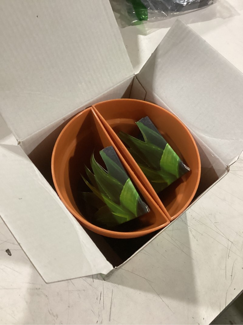 Condition photo showing Good Condition for suck uk bookends - plant pot book ends - flower pot book ends for shelves quirky - decorative kitchen bookends - novelty plant pot holder - office shelf accessories - funny indoor plants - set of 2