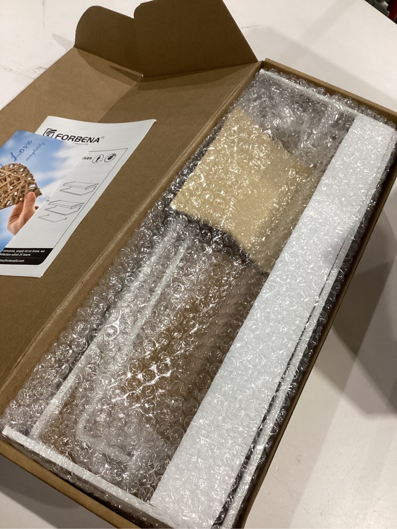 Condition photo showing Good Condition for Forbena Bathroom Shelves for Wall Set of 2, White Nursery Floating Book Shelves for Kids Room, Small Wall Mount Bookshelf and Toy Storage Organizer for Baby Toddlers Teens Boys Girls Bedroom 5. White-white