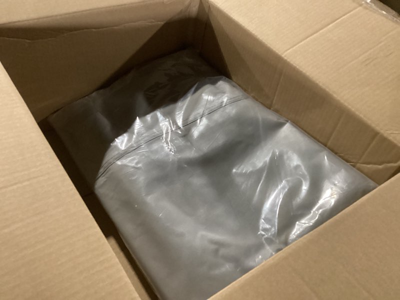 Condition photo showing Good Condition for amgo 8' x 16' pergola shade cover, 90% uv block outdoor waterproof replacement canopy top sun shade cloth with weighted rods for patio, backyard,grey,grey (we make custom size)