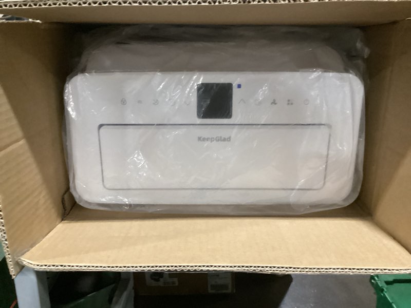 Condition photo showing Good Condition for 5500 Sq.Ft Dehumidifier, KeepGlad Dehumidifier Max 98 Pint/D, Dehumidifiers for Home with Drain Hose, Smart Compressor with Intelligent Humidistat,Three Modes, for Basement, Bedroom, Bathroom White