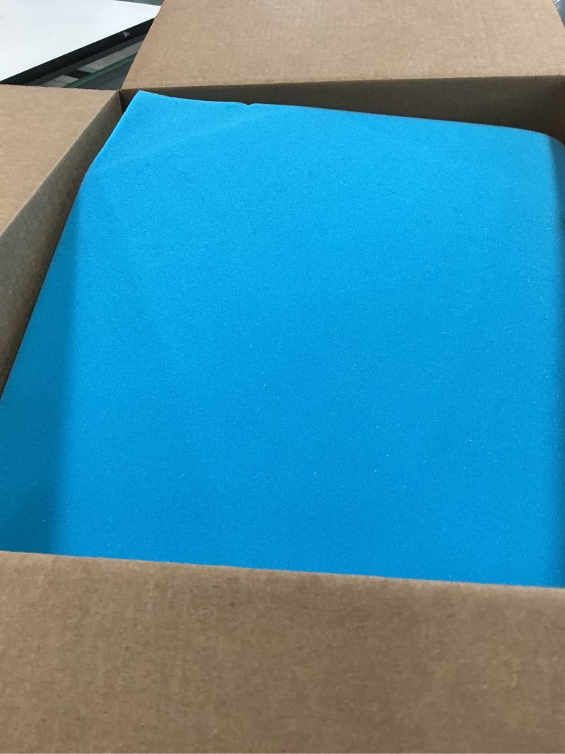 Condition photo showing As Is for Geiserailie 2 Pcs Egg Foam Pad Egg Chair Cushion to Relieve Back Foam Seat Cushion Chair Accessories Pad for Office Recliner Wheelchair Home Car (Blue) about 18 x 16 x 4 inches Blue 2