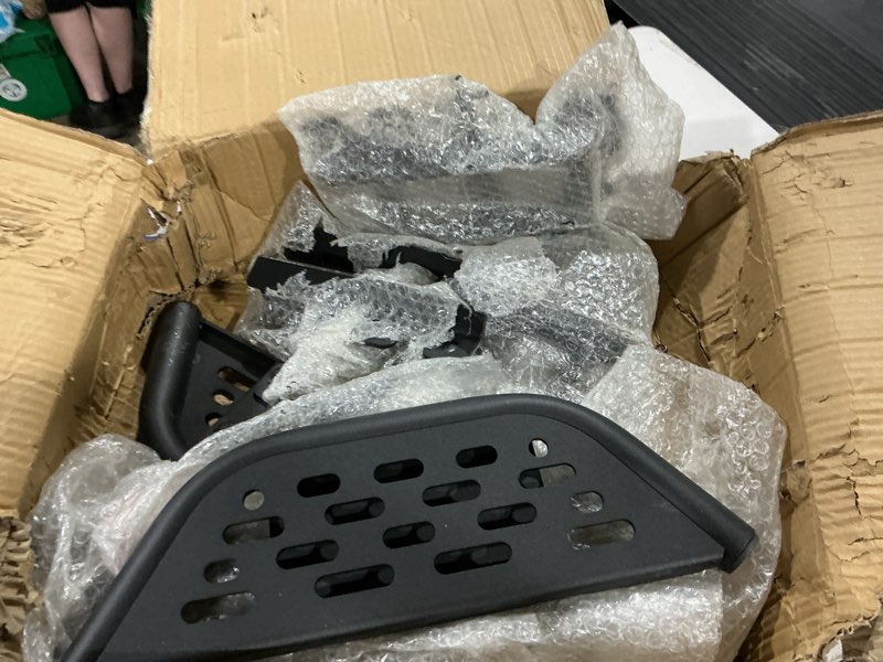 Condition photo showing As Is for side steps for jeep wrangler jl 4 doors 2018-2026, running boards
