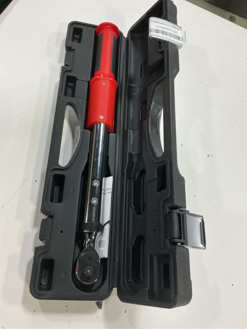 Condition photo showing Good Condition for upgrade 3/8 inch drive digital torque wrench 5-100ft-lb/0-135n.m, torque range accurate to ±2%,electric torque wrench car with buzzer and led flash notification for bike/motorcycle/auto repair 3/8 digital torque wrench